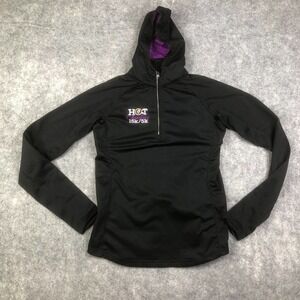 Hot Chocolate 15K/5K Women's Size S Full Zip Hoodie Jacket Black Hidden Pocket